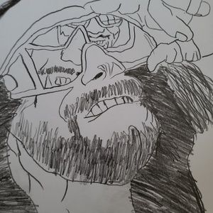 The  Macho man artwork